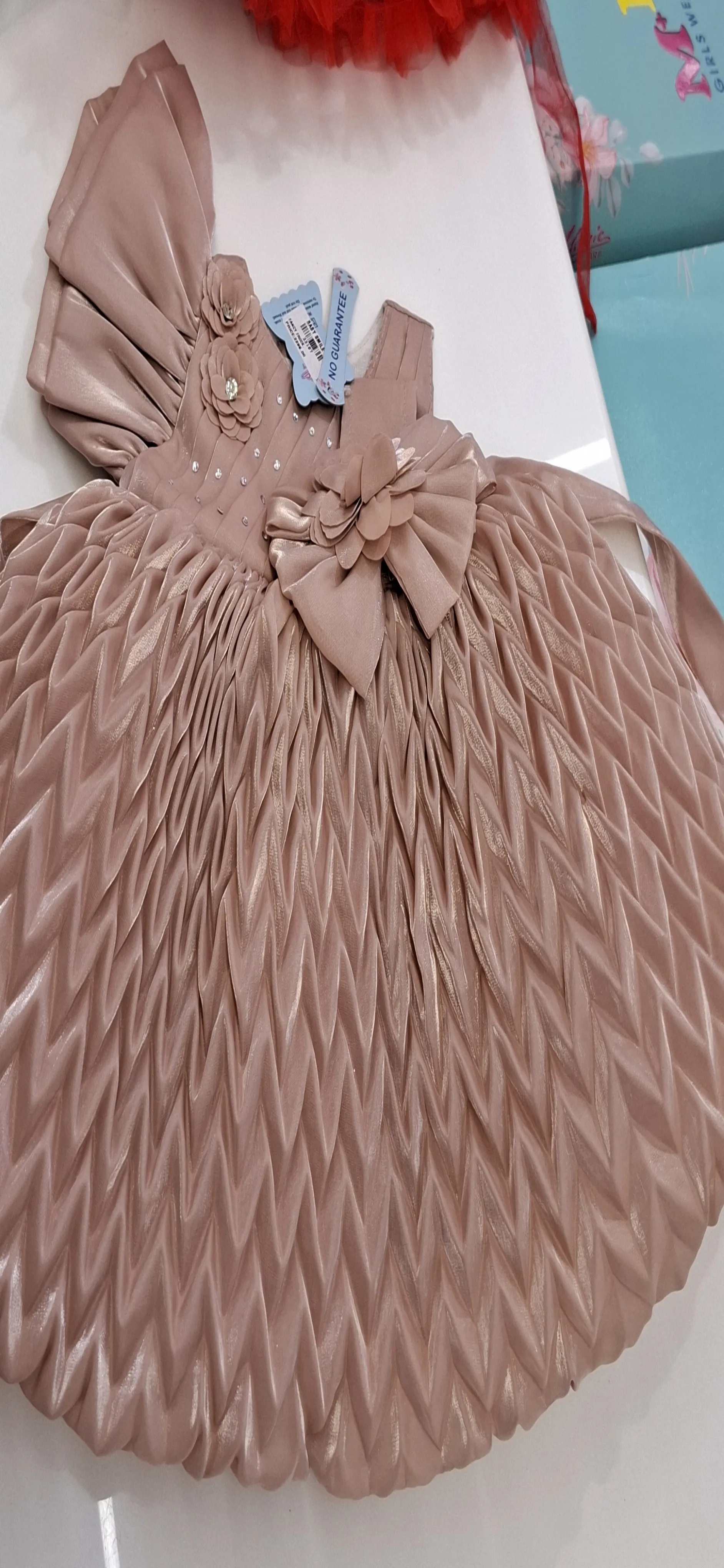 Pleated Party Dress view 3