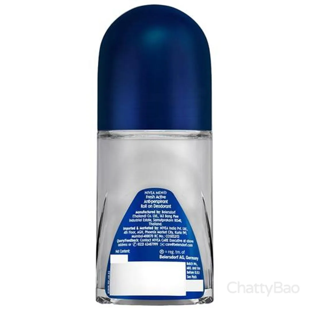 Nivea Men Roll On Deodorant - Fresh Active 25 ml view 2
