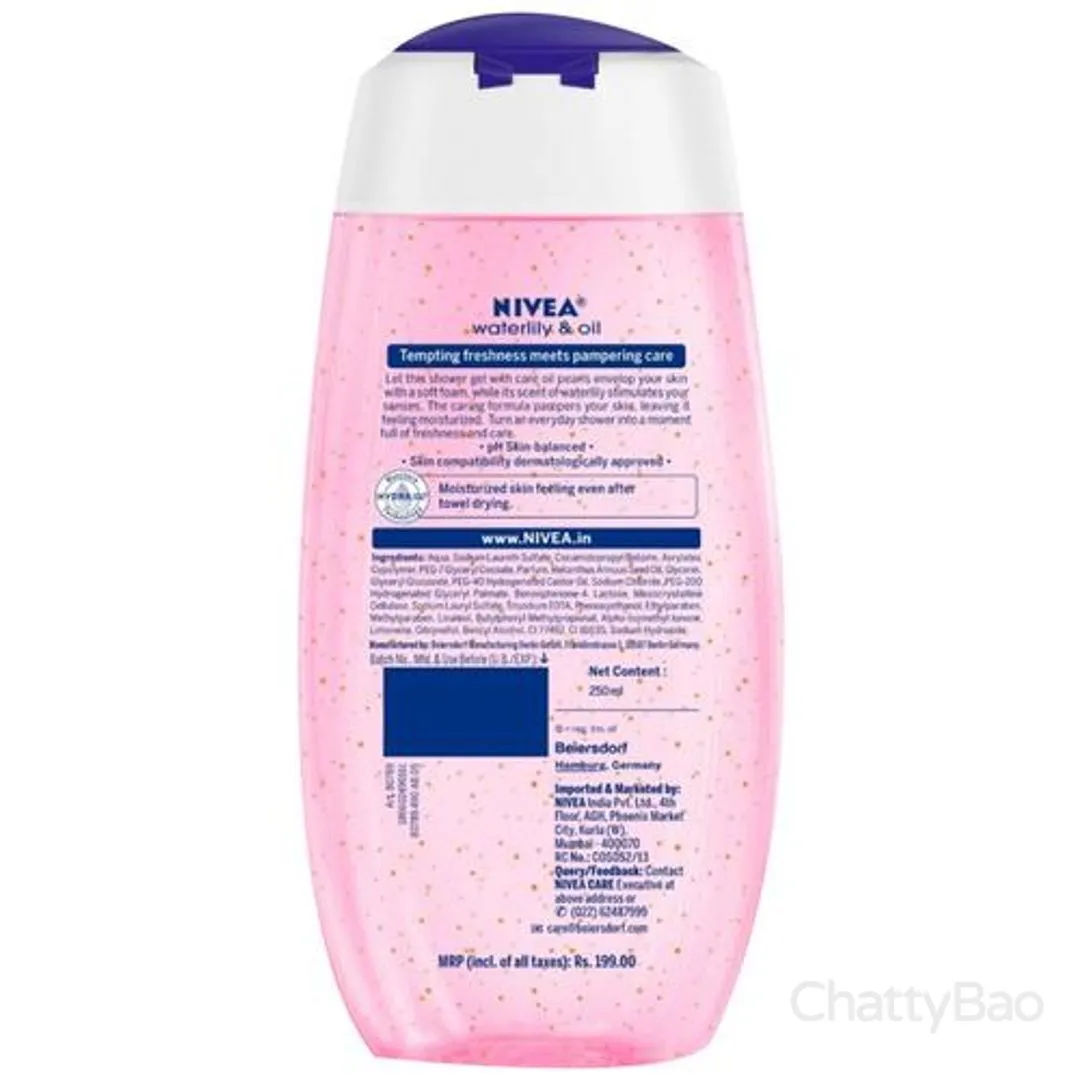 NIVEA Waterlily & Oil Shower Gel 250 ml view 2
