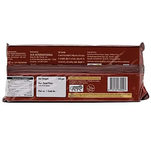 Harveys Chocolate Crunchy & Creame Wafers 150 g view 2