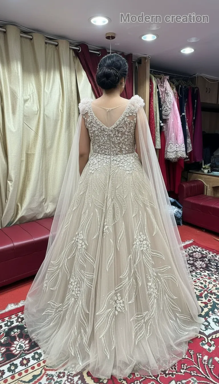 Modern Creation Gown view 5