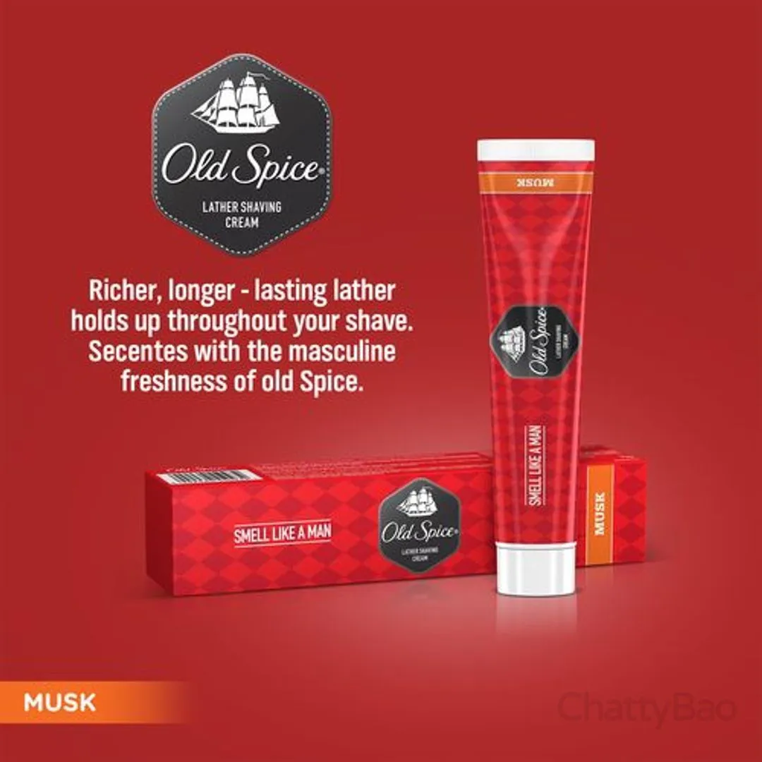 Old Spice Lather Shaving Cream - Musk 30 g view 2