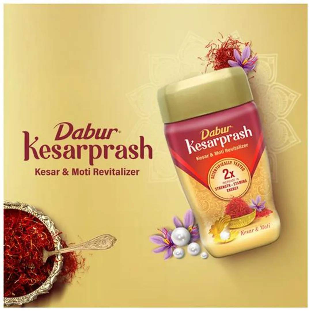 Dabur Kesarprash With Moti Revitalizer 450 g view 3