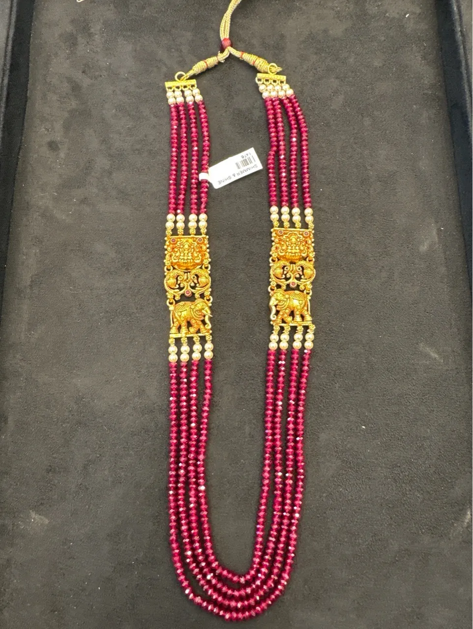 Ruby Temple Necklace view 3