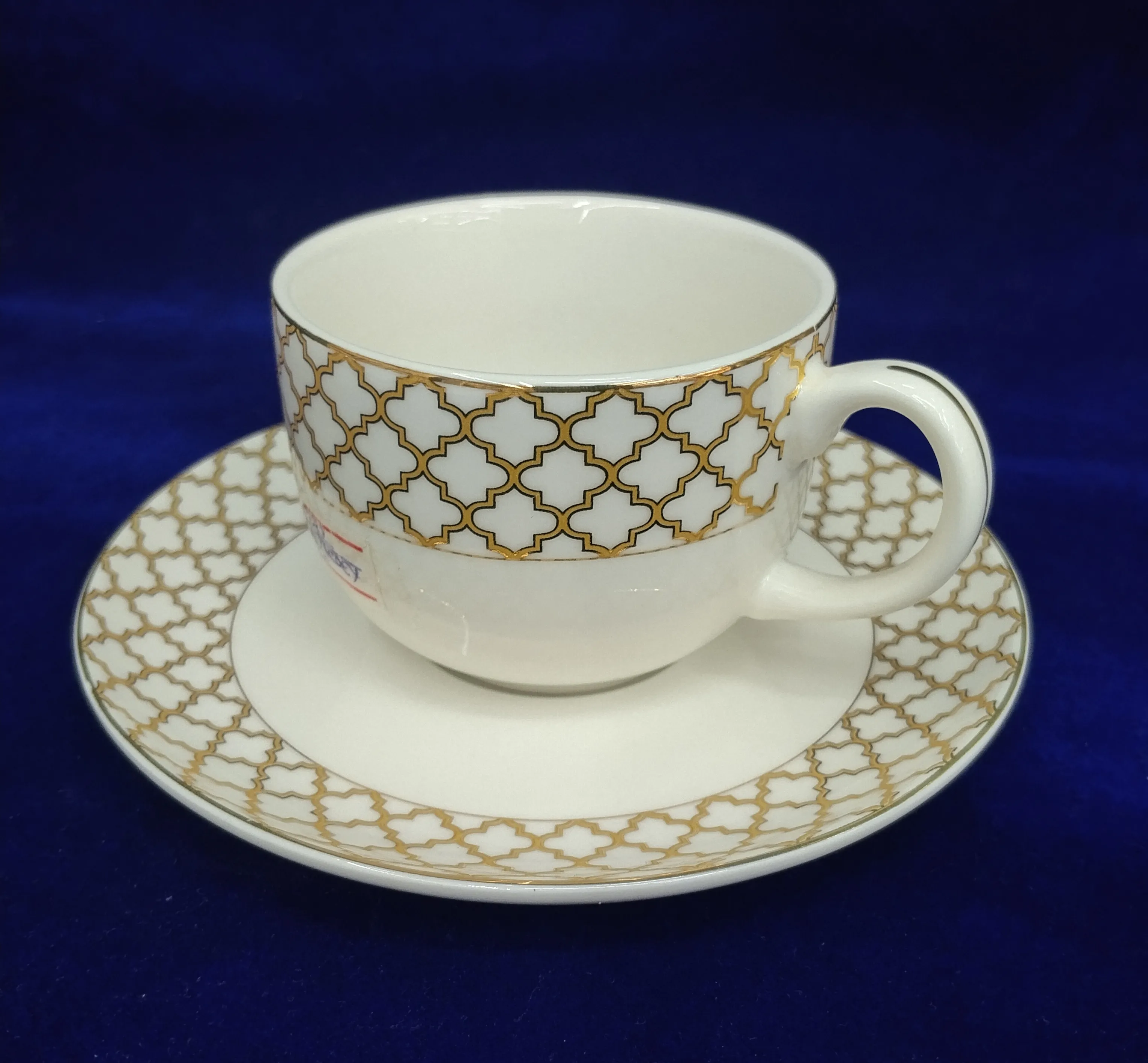 Elegant Tea Cup and Saucer Set view 2