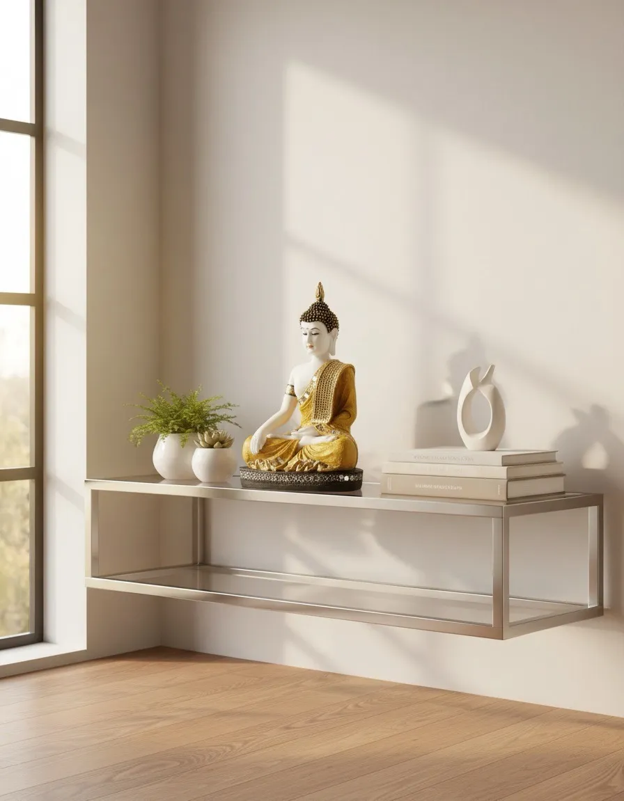 Meditating Buddha Statue view 2