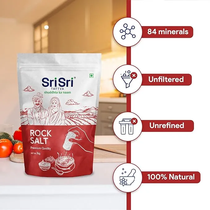 Sri Sri Tattva Sendha Namak Rock Salt 1 Kg view 4
