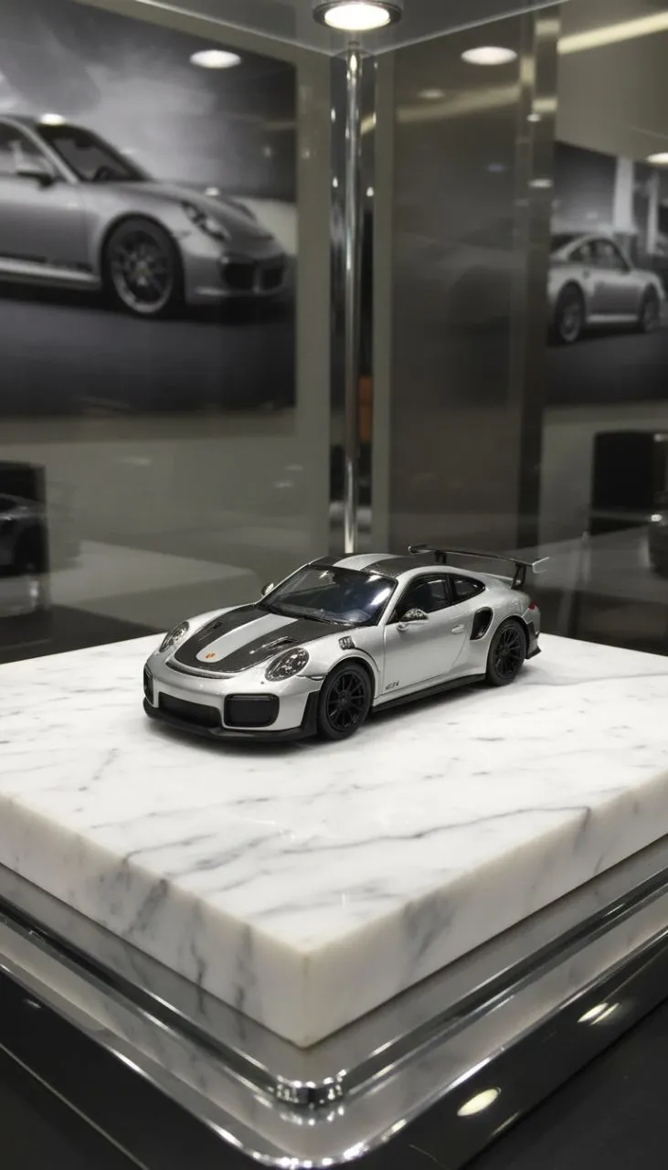 Bburago Porsche 911 GT2 RS White view 2