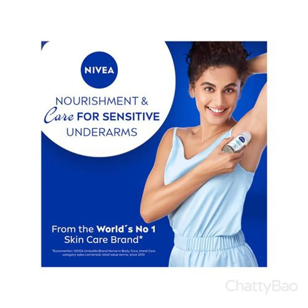 Nivea Women Roll On Deodorant - Whitening Sensitive 50 ml view 3