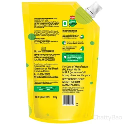 Del Monte Eggless Mayo 900 g view 2