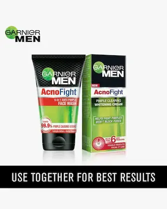 Garnier Men Acno Fight Pimple Clearing Whitening Cream 45 g view 5