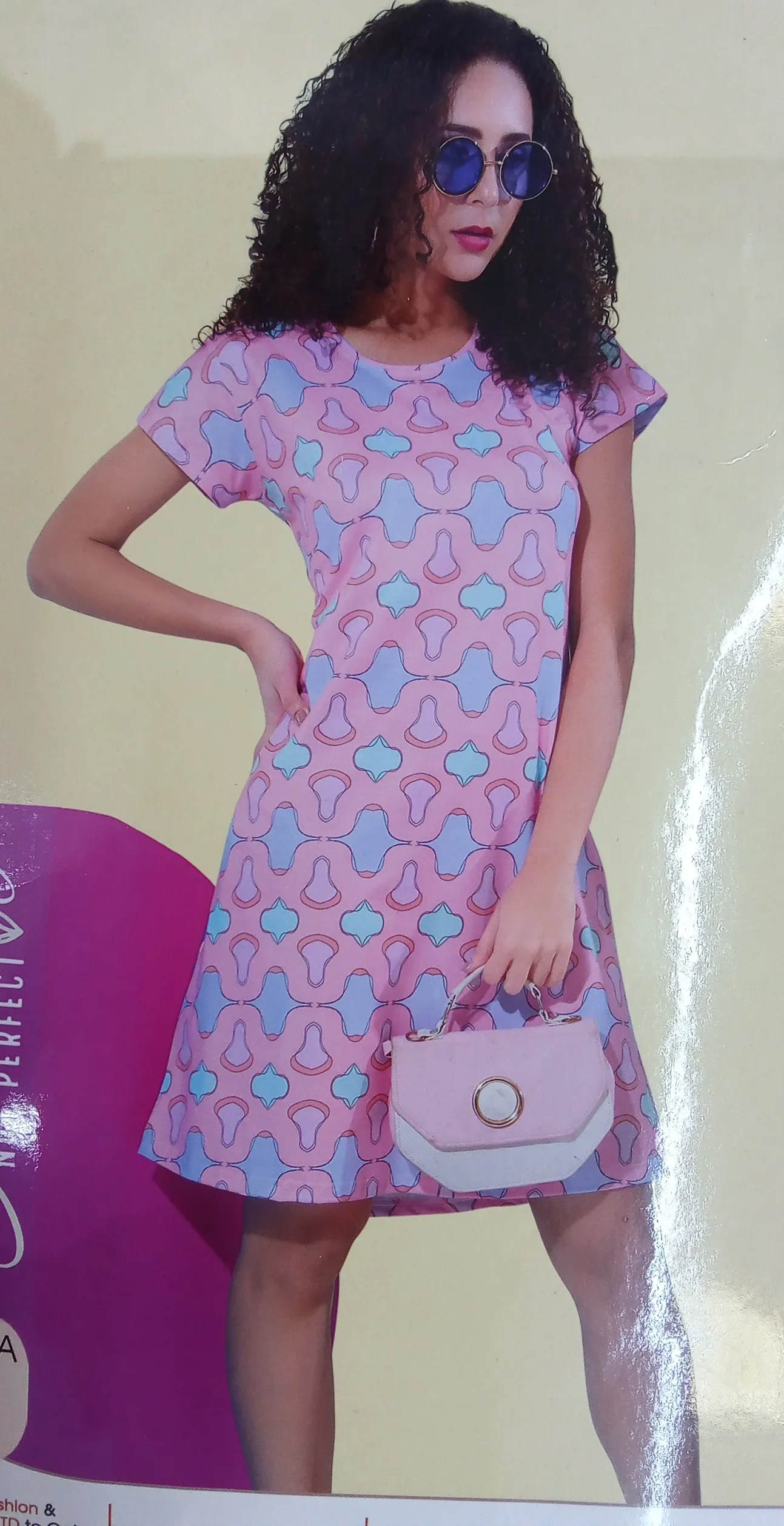 Womens Printed Dress view 3