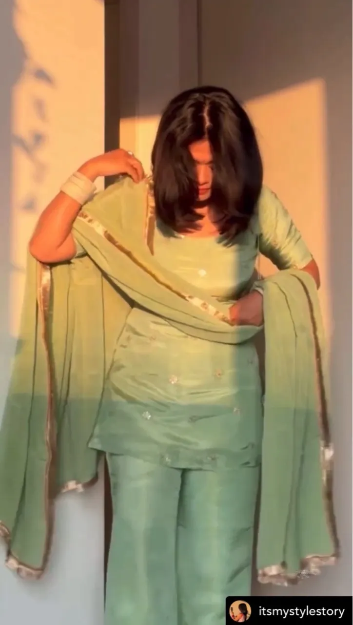 ‘Gulnoor’- Mint Green view 4