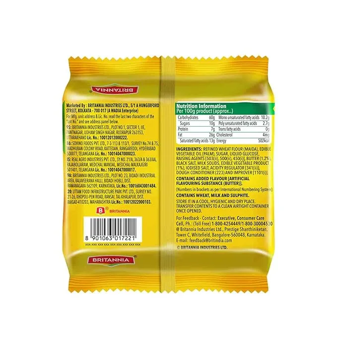 Britannia 50-50 Maska Chaska Biscuit 120 g view 2