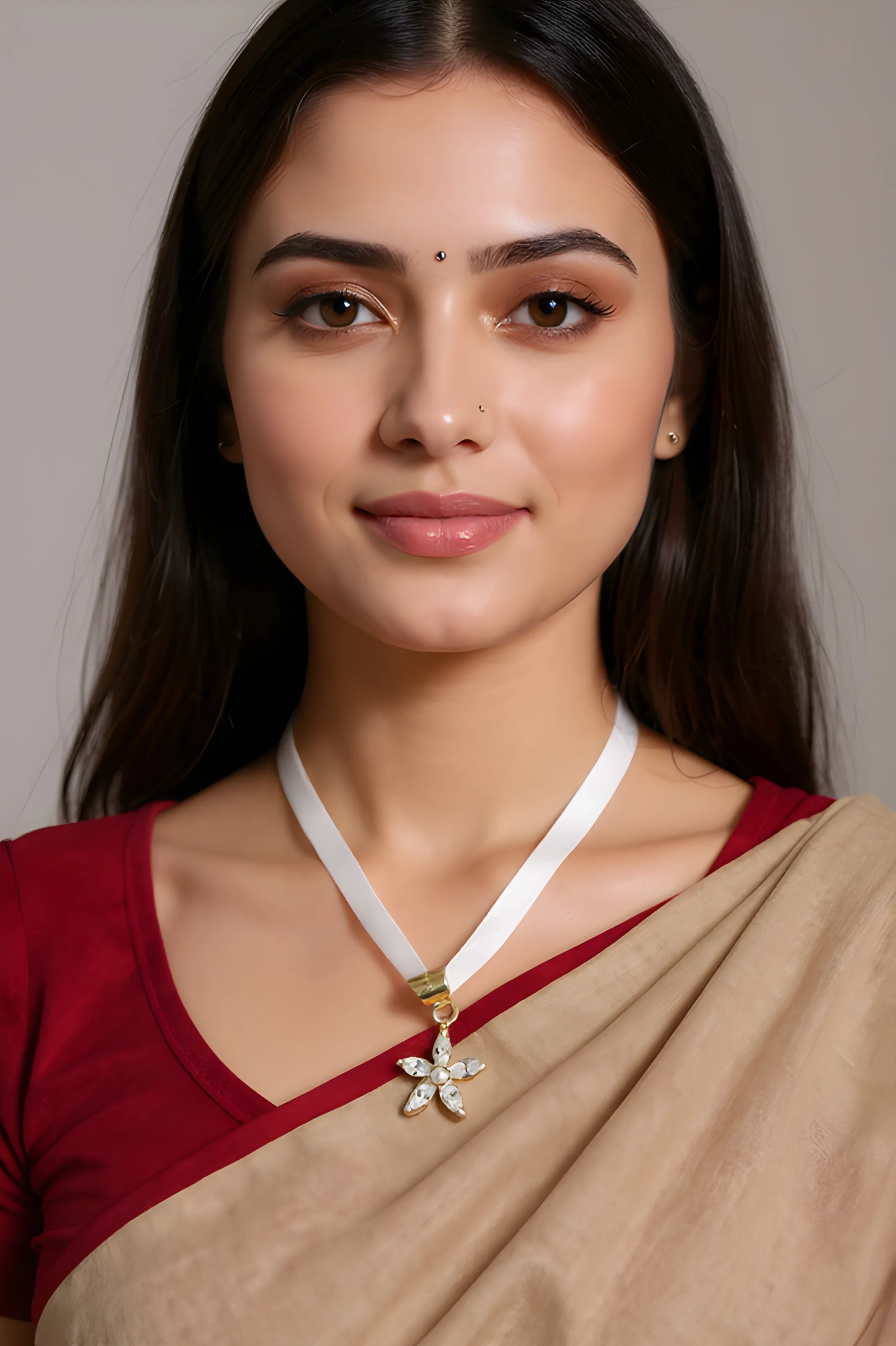 Gold Pendant with Diamonds @ view 2