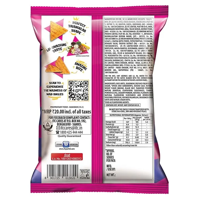 Bingo Mad Angles - Chaat Masti 80 g view 2