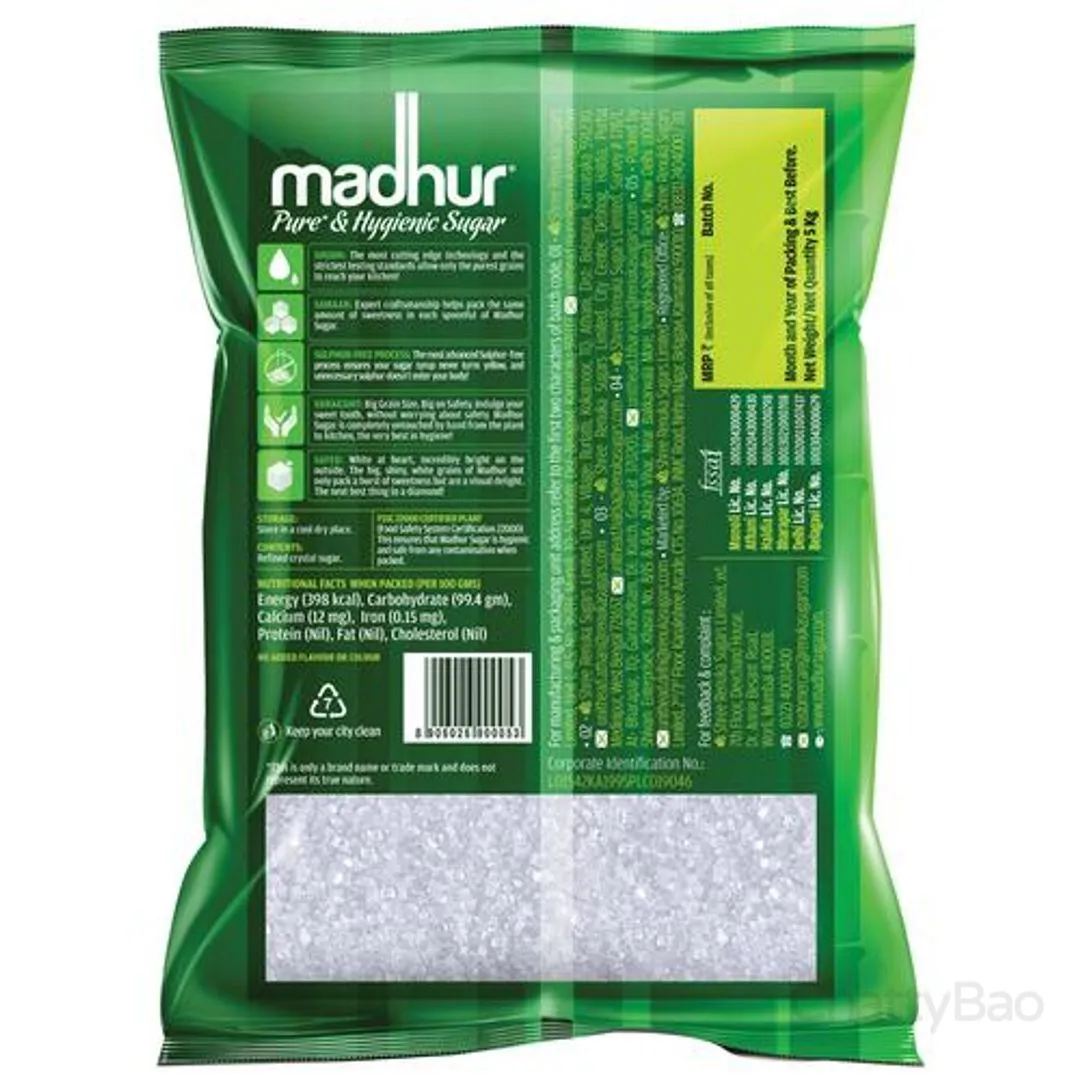 Madhur Sugar (Cheeni) 5 Kg view 2