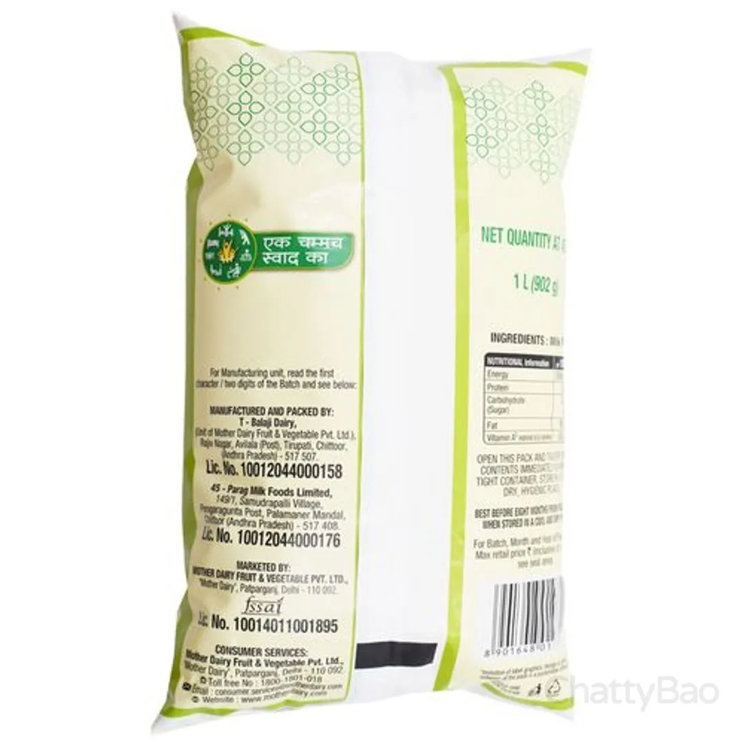 Mother Dairy Cow Ghee Pouch 1 L view 2