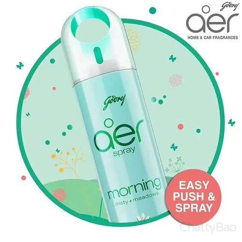 Godrej Aer Room Freshener Spray - Morning Misty Meadows 220 ml view 3