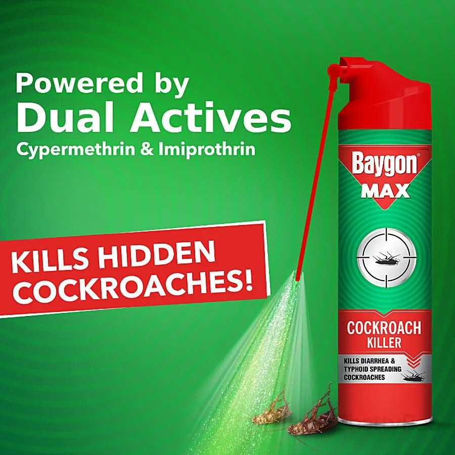 Baygon Max Cockroach Killer 625 ml view 5