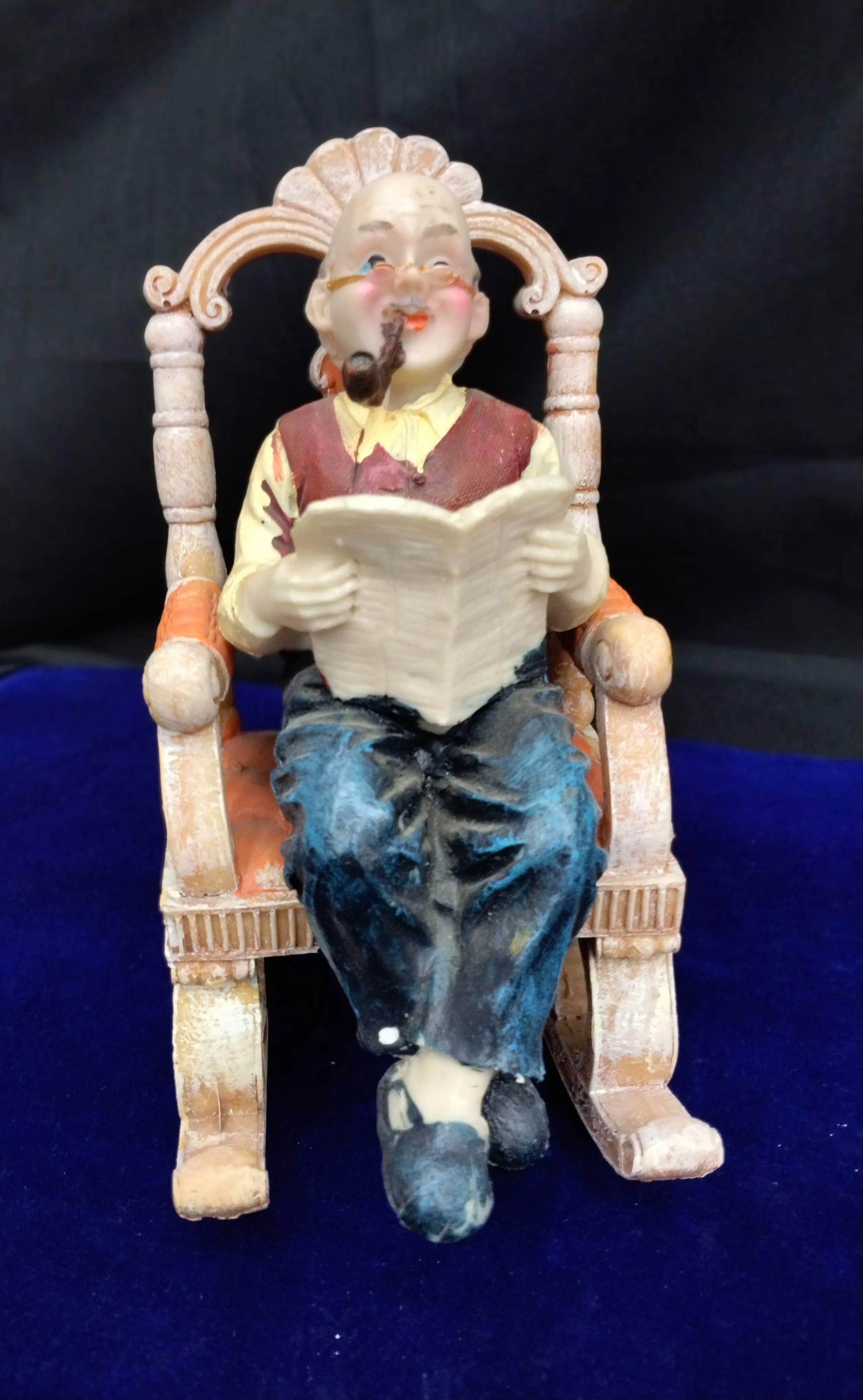 Elderly Figurine view 2