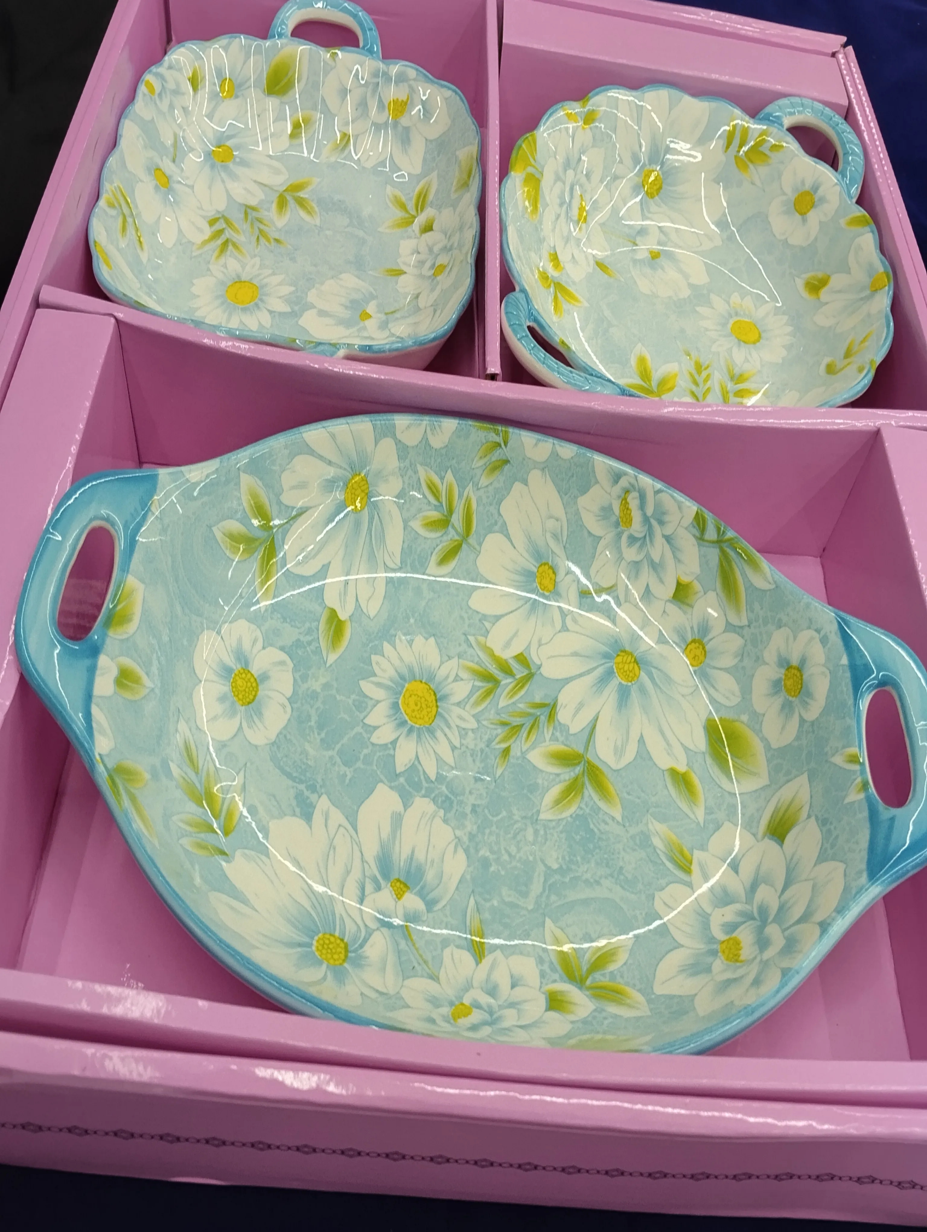 Floral Ceramic Trays view 2