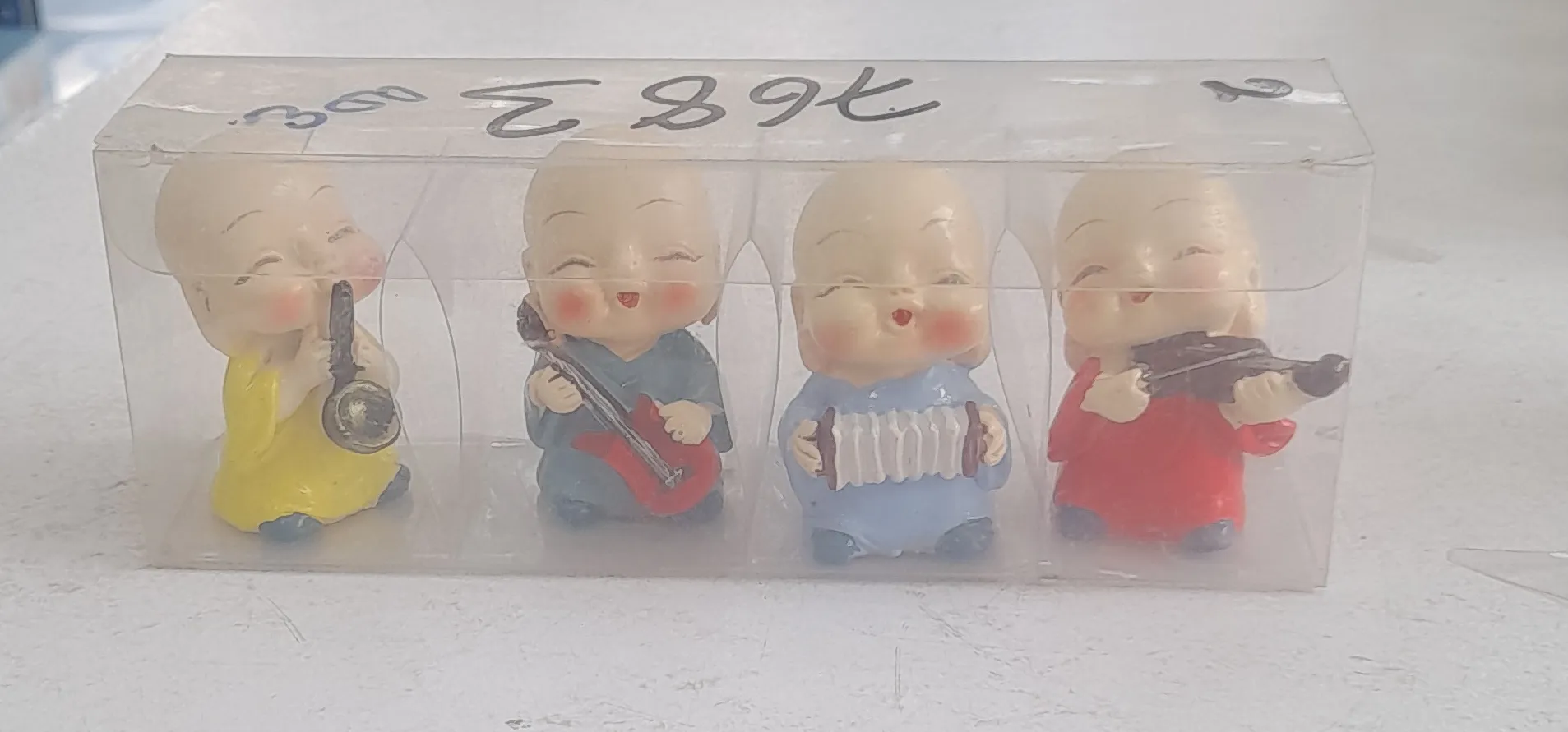Miniature Monk Figurine Set view 2