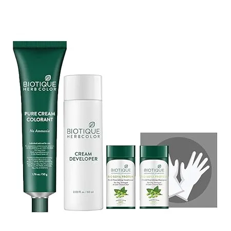 Biotique Hair Color 1N (50 g + 110 ml) view 3