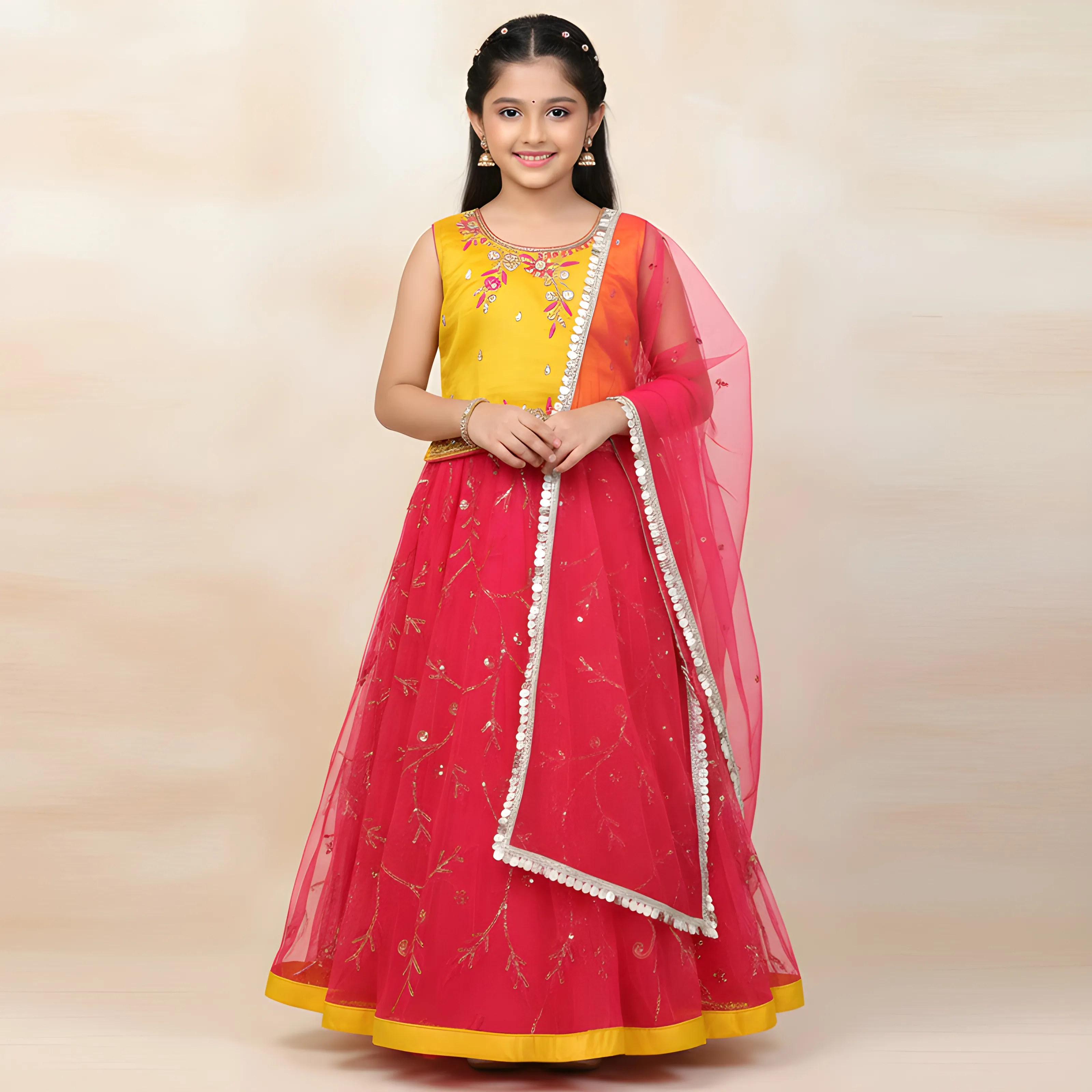 The Mirror Story Girls Lehenga Set