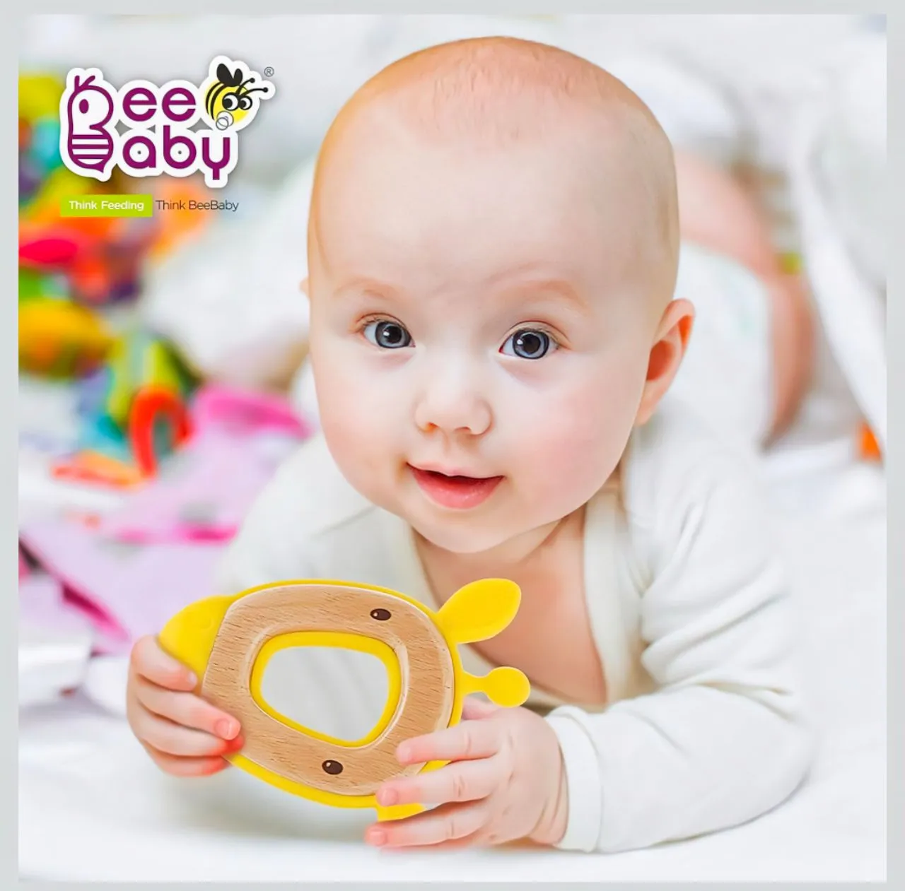 Giraffe Teething Ring view 3