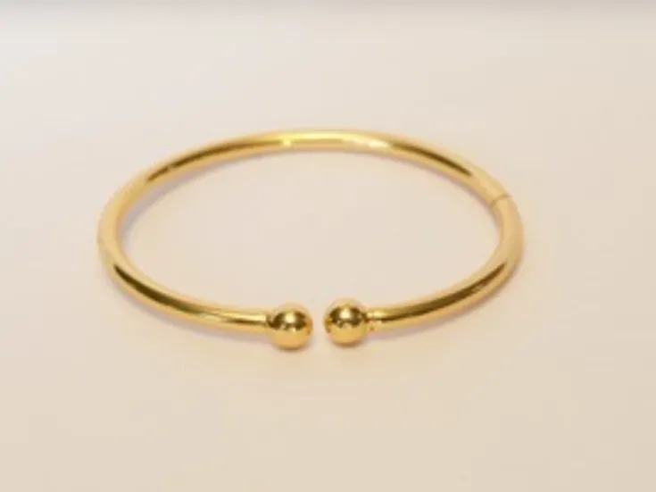 Gold Bangle view 2