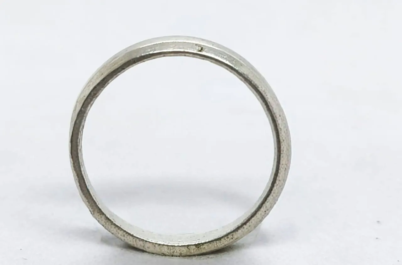 Archvins Textured Silver Band (AVSR-35) view 5