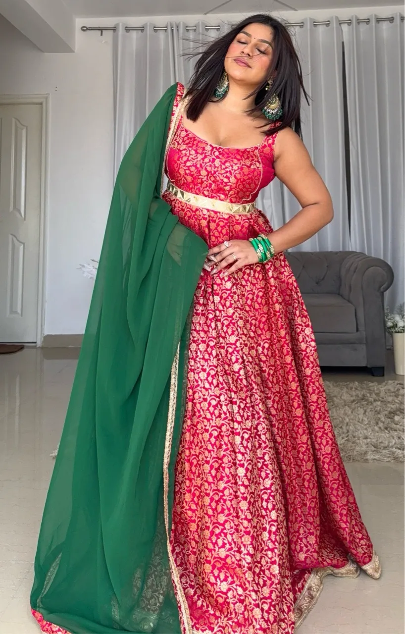 ‘Zarisha’ Anarkali - Pink view 4