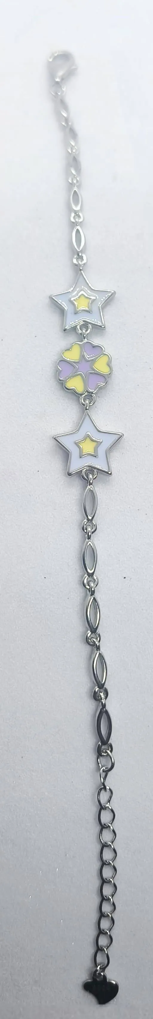Star Charm Silver Bracelet (AVSBR-041) view 4