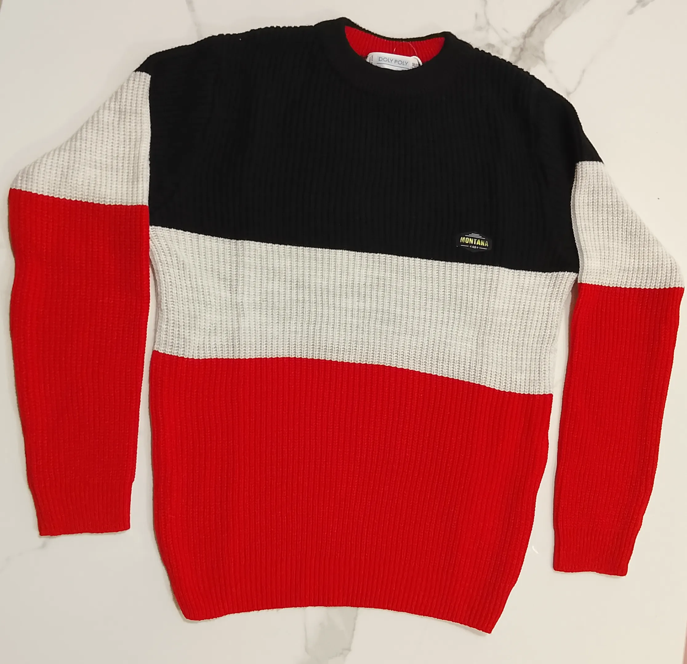 The Mirror Story Montana Striped Pullover view 3