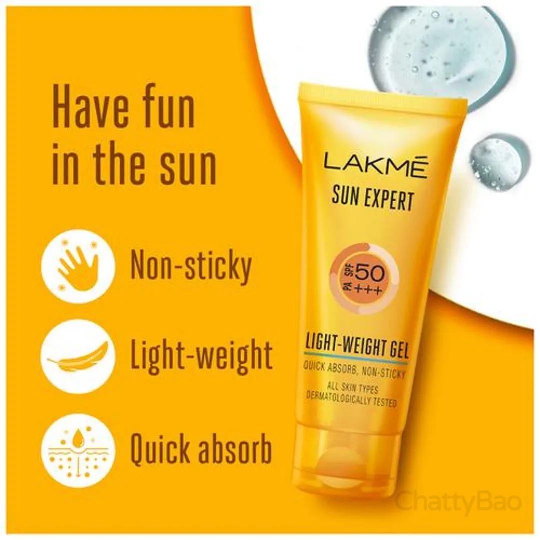 Lakme Sun Expert SPF 50 Light Weight Gel 50 ml view 3