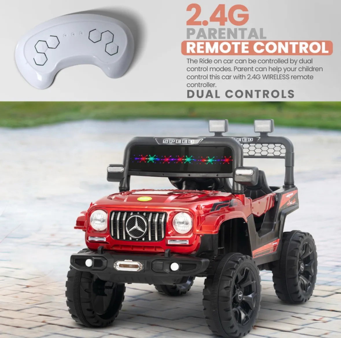 Mercedes Electric Jeep view 2