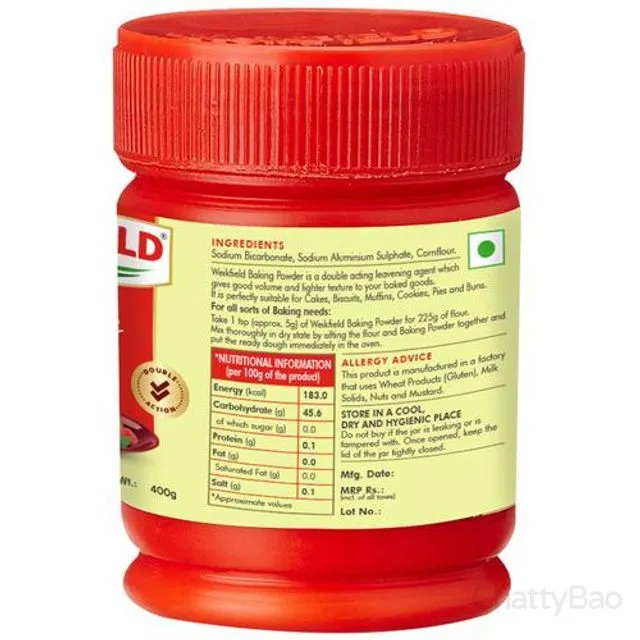Weikfield Baking Powder 400 g view 3