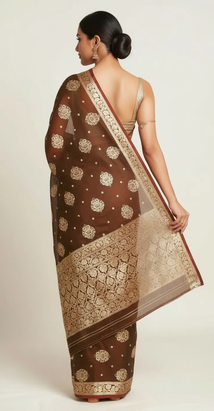 Classic Banarasi Saree. view 2