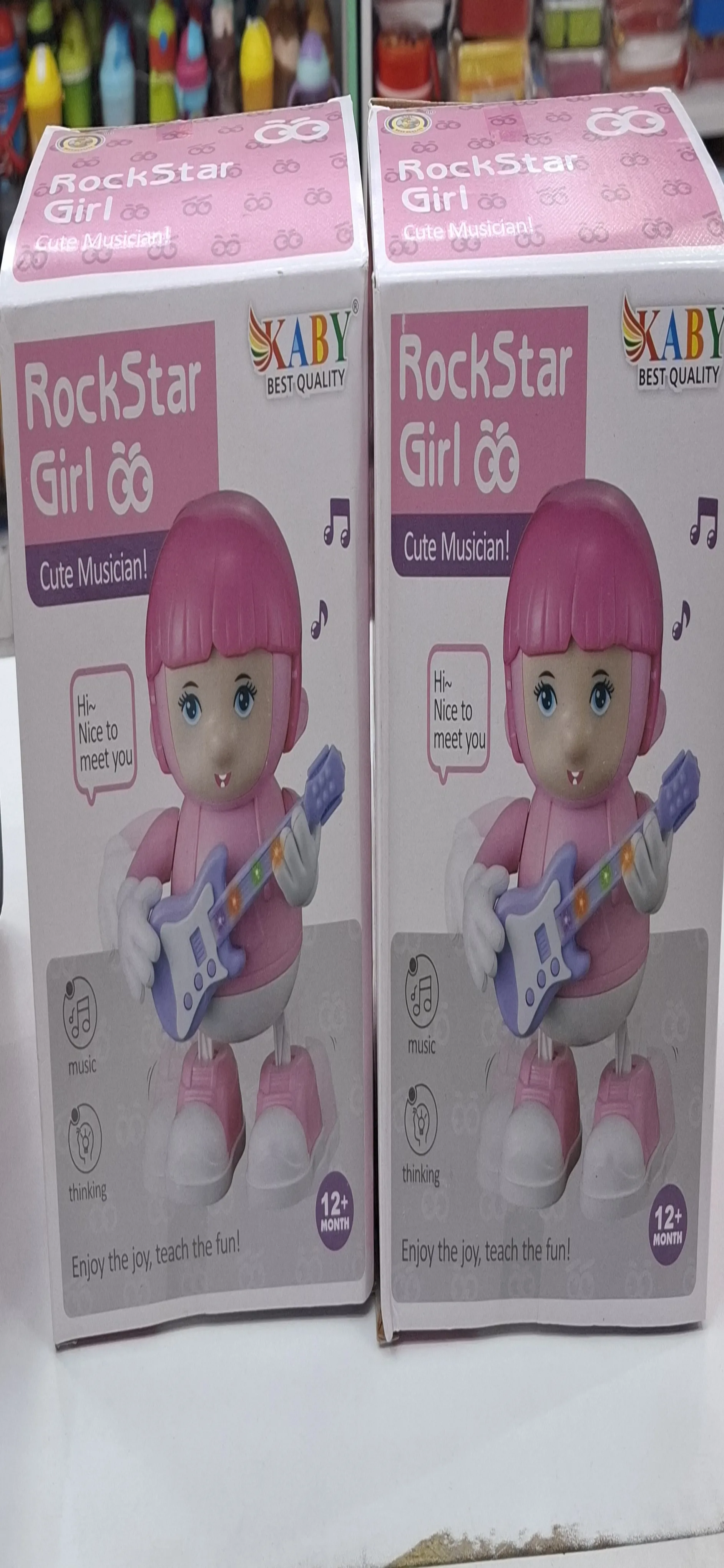 RockStar Girl Cute Musician view 2