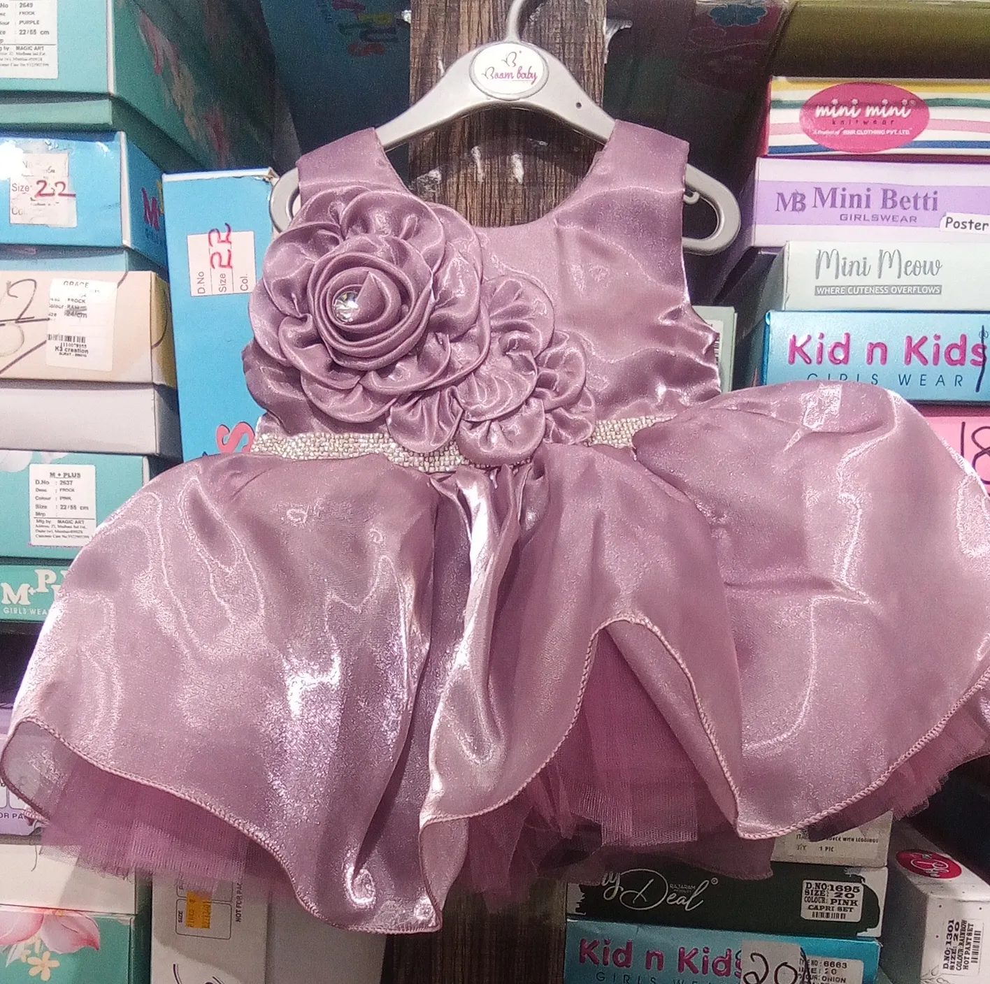 Girls Fancy Frockkj view 3
