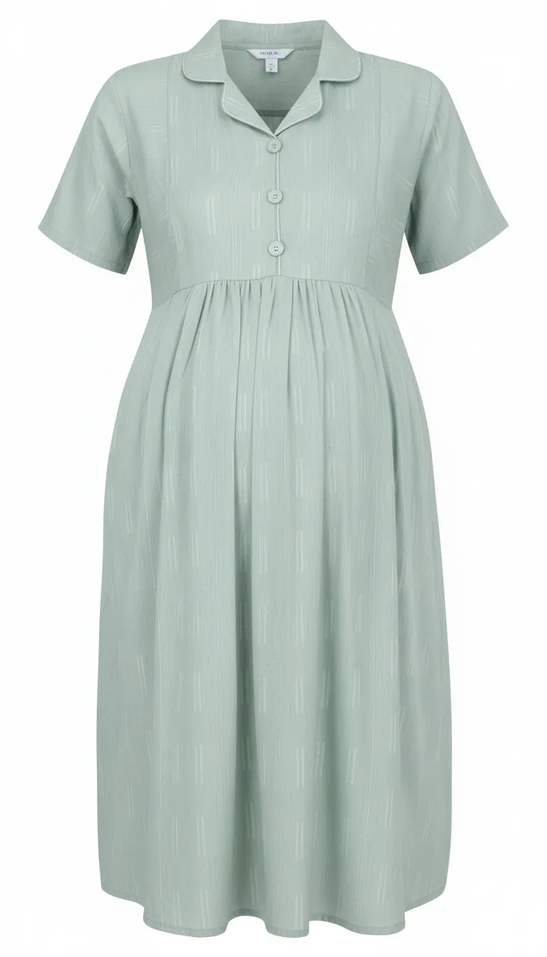 Moms n Mom Reyon Maternity Dress 2360 view 2