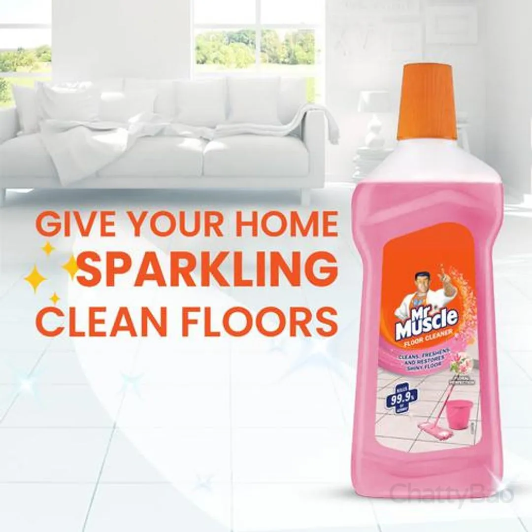 Mr Muscle Floor Cleaner  - Floral 1 L view 3