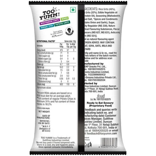 Too Yumm Namkeen - Karare Munchy Masala Flavour 70 g view 2