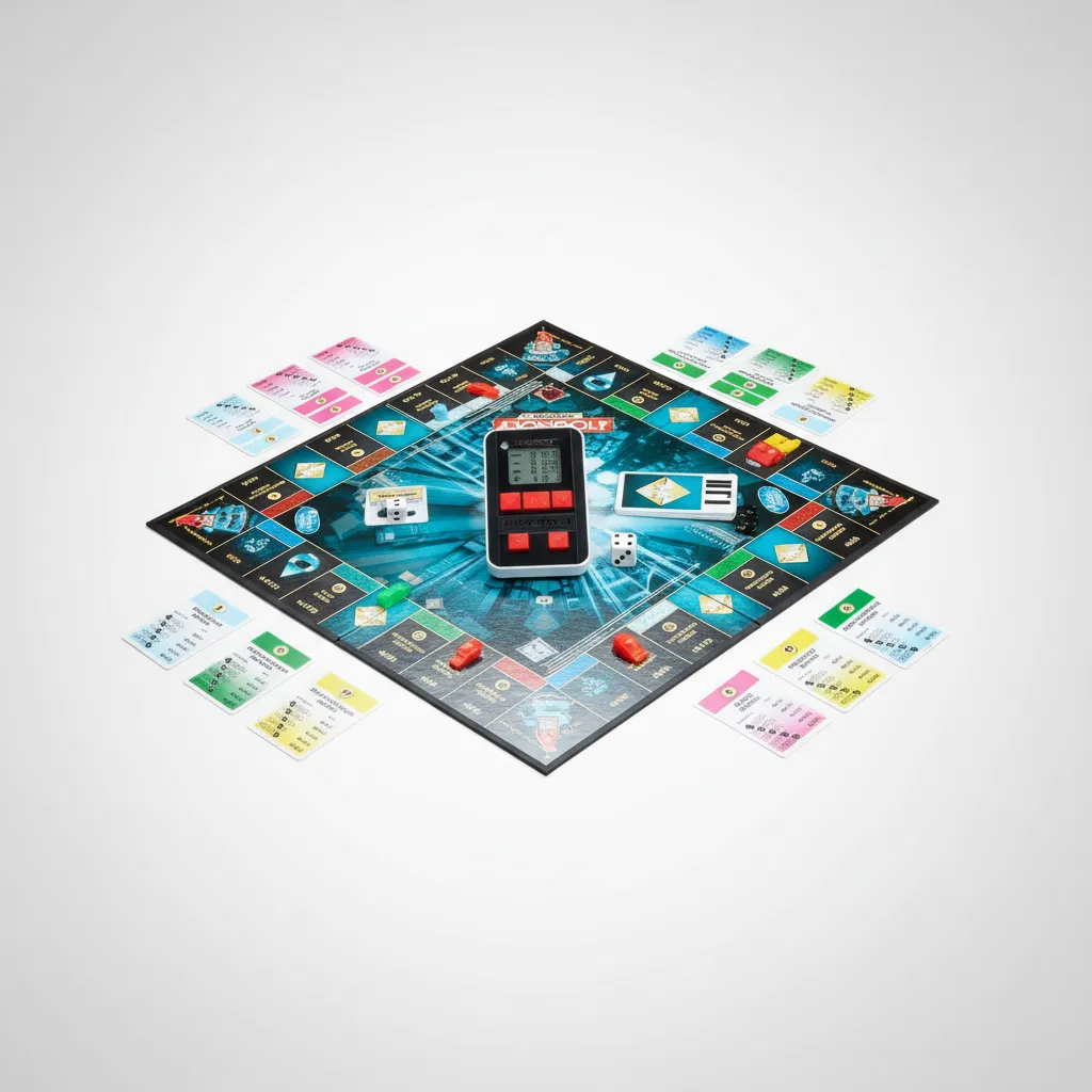 Monopoly Ultimate Banking Edition Board Game, Includes Electronic Banking Unit, Fun Christmas Board Game for Families and Kids, Strategy Game for Kids Ages 8+, Best Birthday Gift view 3