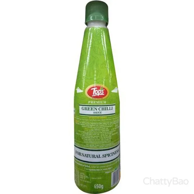 Tops Sauce - Green Chilli 650 g view 2