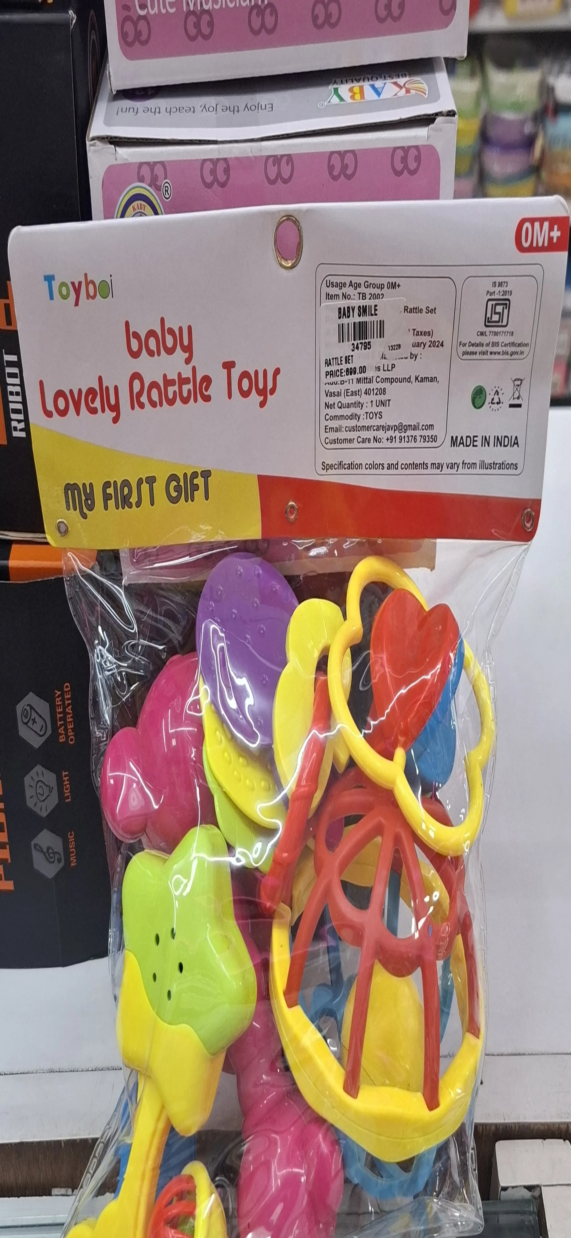Toyboi Baby Lovely Rattle Toys view 2