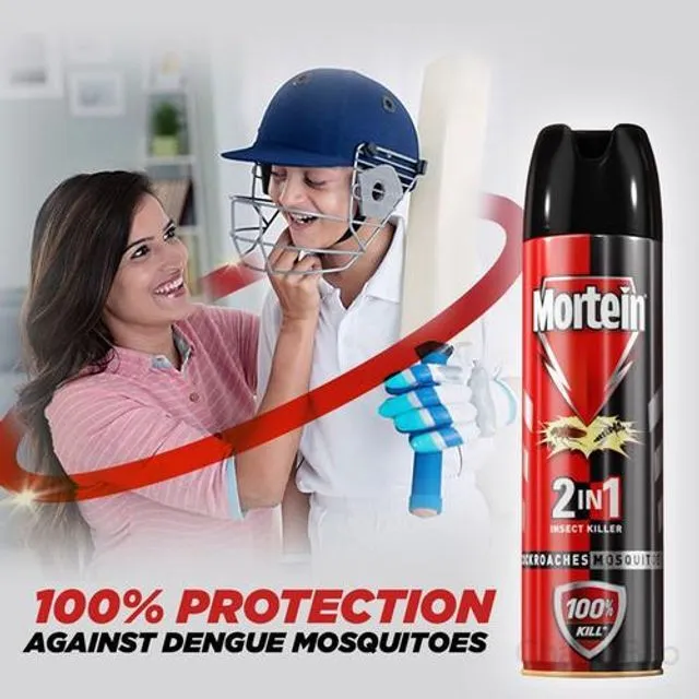Mortein 2-In-1 Mosquito & Cockroach Killer Spray 200 ml view 4