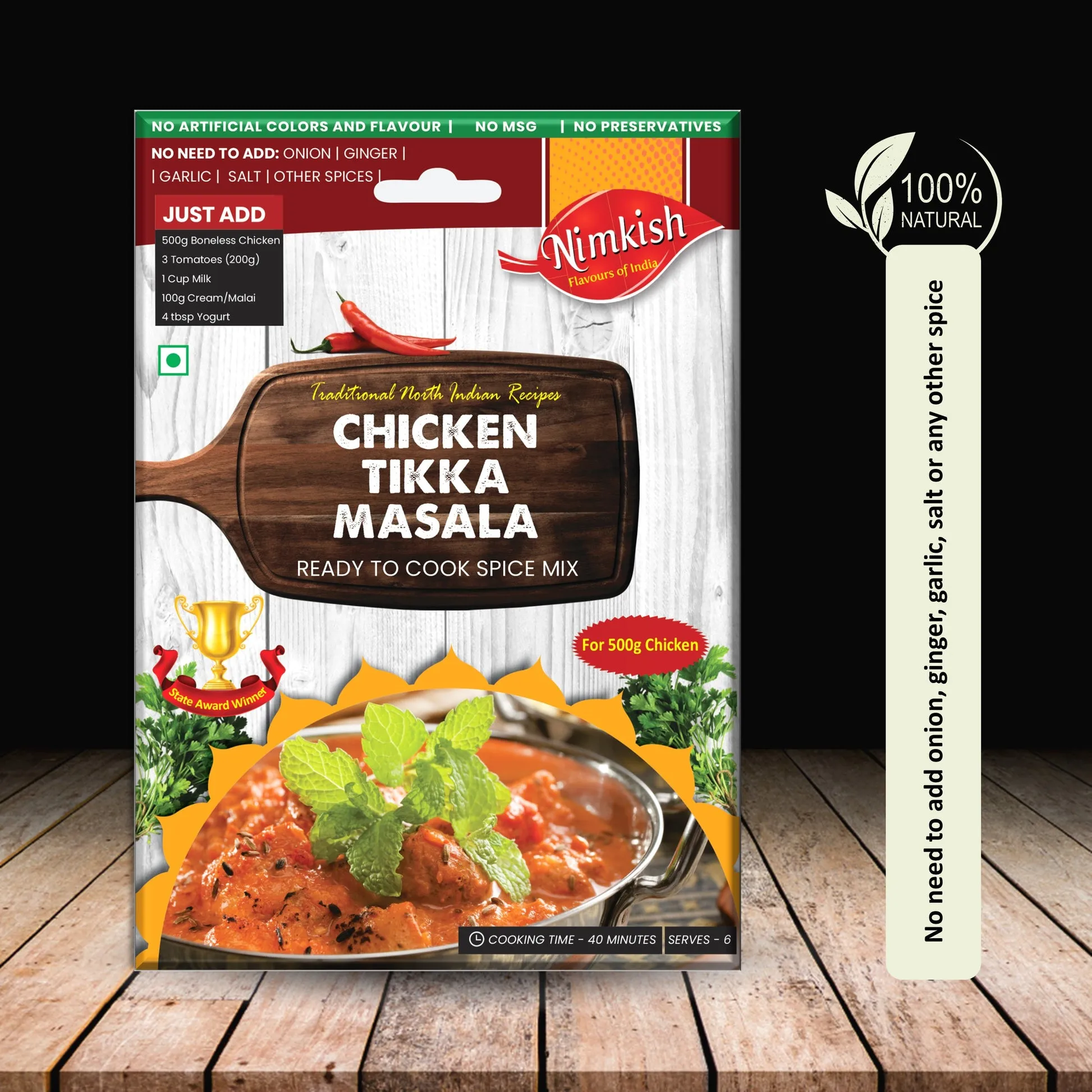 Nimkish Chicken Tikka Masala view 2