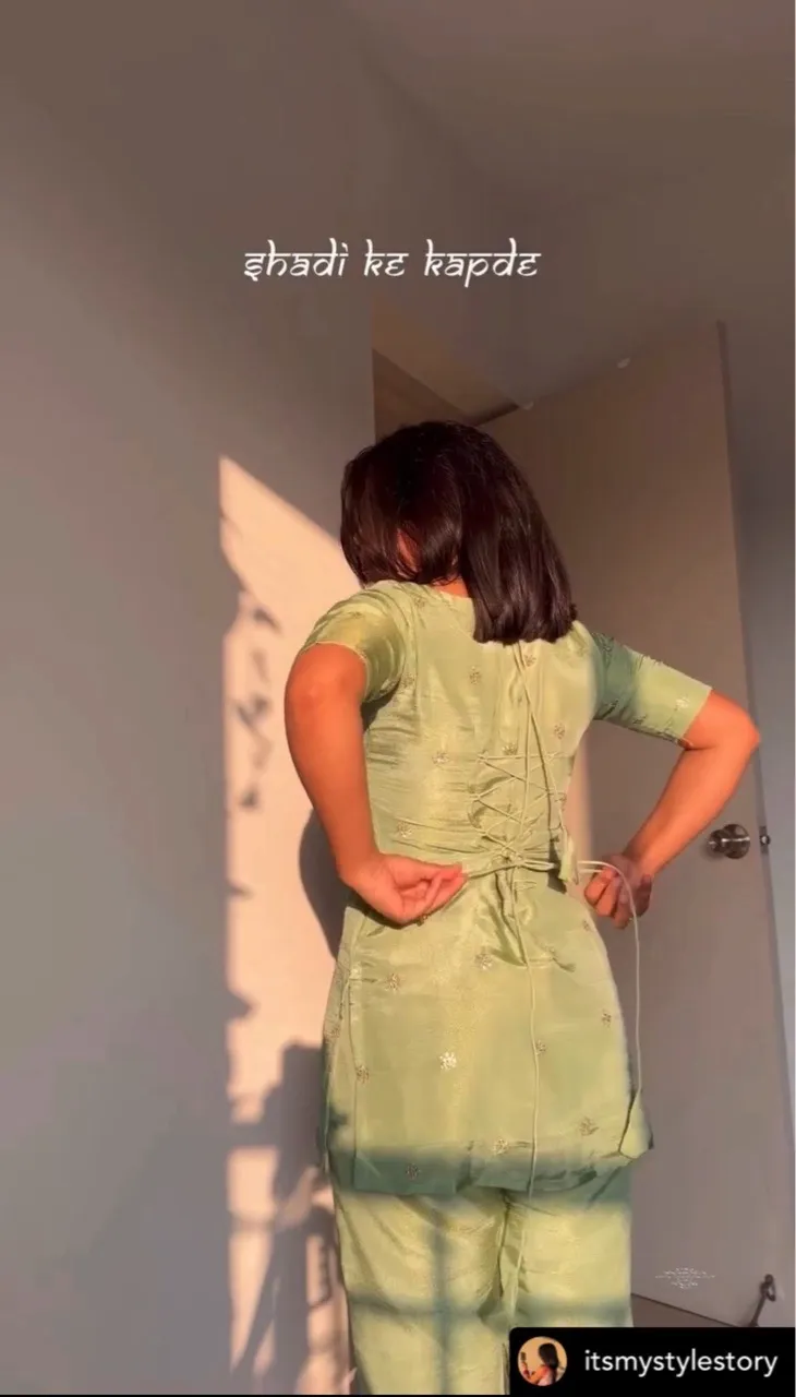 ‘Gulnoor’- Mint Green view 2